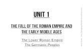 Unit 1 - The Fall of the Roman Empire and the Germanic Peoples