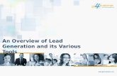An overview of lead generation and its various tools