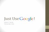 Just Use Google Nov-2015
