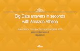 Big Data answers in seconds with Amazon Athena