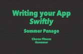Writing Your App Swiftly