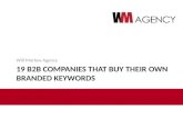 19 B2B Companies That Buy Their Own Branded Keywords
