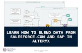 Learn how to blend data from Salesforce.com and SAP in Alteryx