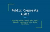 Publix corporate audit presentation