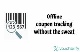 Offline coupon tracking without the sweat