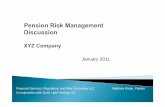 Pension Risk Management ALM Discussion