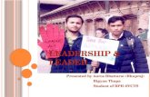 Leadership & Leader