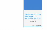 Embedded system hardware architecture ii