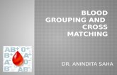 Blood grouping and crosss matching