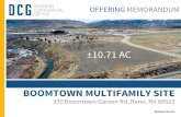 Boomtown Multifamily Site For Sale - Offering Memorandum