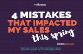 I Am a Handmade Business Owner and I Made these 4 Mistakes that Impacted my Sales this Spring