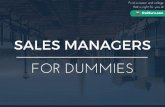 Sales Managers for Dummies | What You Need To Know In 15 Slides