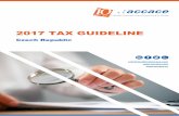 2017 Tax Guideline for the Czech Republic