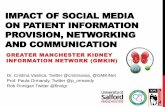 Impact of social media on patient information provision, networking and communication - Greater Manchester Kidney Information Network (GMKIN)