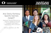 Legality of Fantasy Sports Games