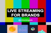 How to Build Your Brand with Live Streaming Video