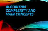 Algorithm Complexity and Main Concepts