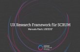 UX Research Framework für SCRUM