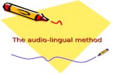 The audio lingual method (1)