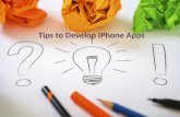 Tips to develop i phone apps