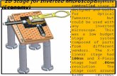 2 D stage for inverted microscope