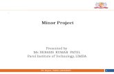 Minor project ppt by Debasis kumar patel
