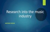 Research Into The Music Industry.