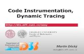 Code Instrumentation, Dynamic Tracing