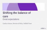 Shifting the balance of care: great expectations