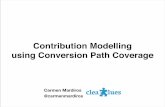 Contribution Modelling using Conversion Path Coverage