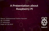 Raspberry pi and its some uses