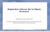 Aspectos éticos de la Open Science