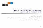 Camera calibration technique