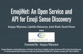 EmojiNet: An Open Service and API for Emoji Sense Discovery