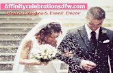 Luxury wedding planning | affinitycelebrationsdfw.com