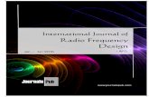 International Journal of Radio Frequency Design vol 2 issue 1