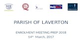 Parish Enrolment Meeting 2017