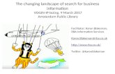 The changing landscape of search for business information