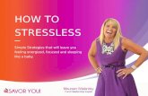 How to Stress Less