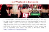 Hen Weekend in Barcelona
