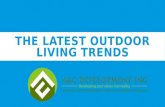 The Latest Outdoor Living Trends