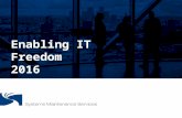 SMS Enabling IT Freedom 2016