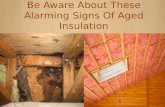 alarming signs of aged insulation