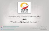 Pentesting Wireless Networks and Wireless Network Security