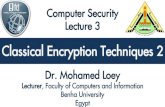 Computer Security Lecture 3: Classical Encryption Techniques 2