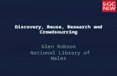 Discovery, Reuse, Research and Crowdsourcing: IIIF experiences from the NLW