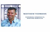 Matthew Yeomans Writing Services