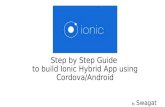 Step by step guide to build ionic hybrid app using cordova android