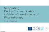 Supporting Bodily Communication in Video Consultations of Physiotherapy