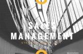 Sales Management Strategy Q4 2016 - Q1 2017
